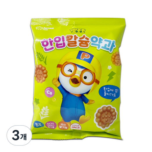 Ppo Pack Kalsyum Yak Domestic Rice Ru Anjeongwanri HA CC P Mini Yak Nutrition Gansik , 3 Pack , 120 g (뽀 칼슘 약 루 안전관리 간식)