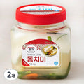 Jongga Oraeorae Siwon Dongchimi , 1.2 kg, 2 Pack (오래오래 시원 동치미)