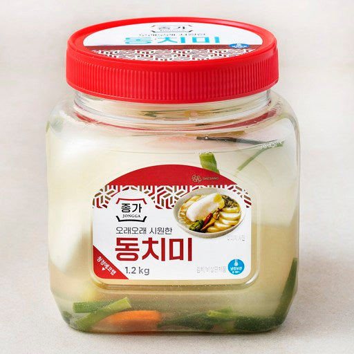 Jongga Oraeorae Siwon Dongchimi , 1.2 kg, 1 Pack (오래오래 시원 동치미)