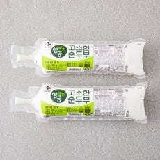 CJ Nutty Soft Tofu , 350 g, 2 Pack Pack (CJ제일제당 고소한 순두부, 350g, 2개입)