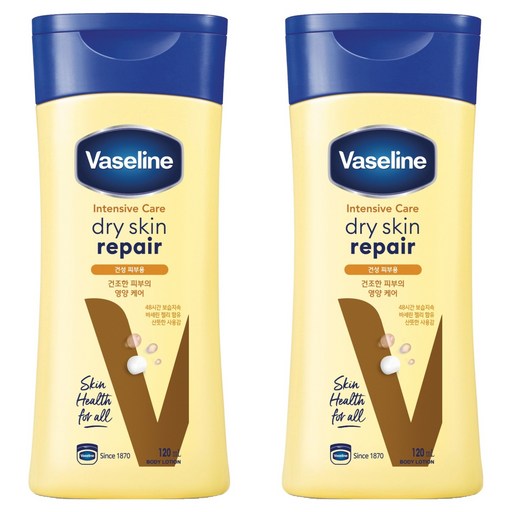 Ba Set Rin Intensibeu Keeo Deura Toner Ripeeo Body Lotion , 120 ml, 2 Pack (바 린 인텐시브 케어 드라 리페어)