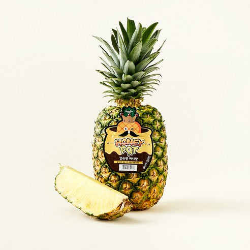 Sumifru Gamsukwang Heonipat Pineapple , 2.1 kg, 1 Pack (스미후루 감숙왕 허니팟 파인애플, 2.1kg, 1개)