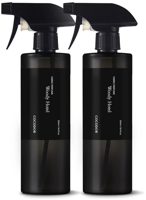 Kokoreu Peopyum Seomyutalchwije Woody Hotel , 2 Pack , 500 ml (코코르 퍼퓸 섬유탈취제 호텔)