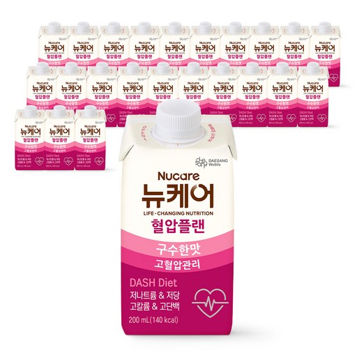 Nyu Care , 200 ml, 24 Pack (뉴 혈압플랜 구수)