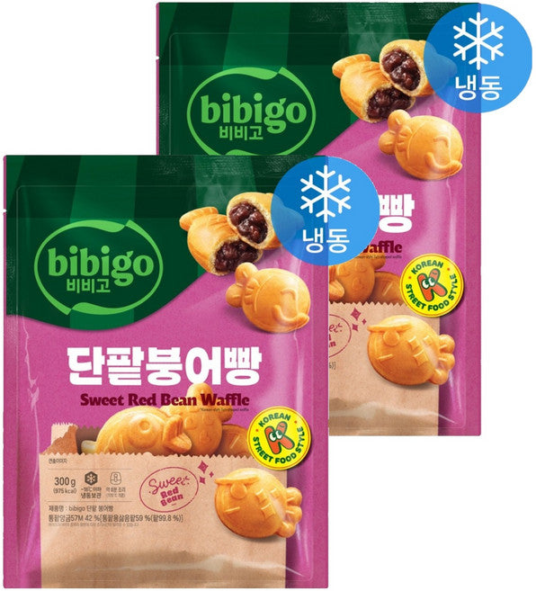 Bibigo Danpatbungeoppang ( Frozen ), 300 g, 2 Pack (단팥붕어빵)