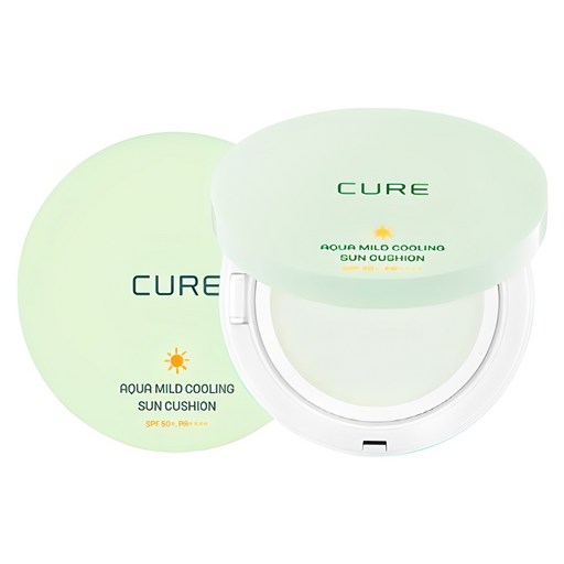 Gimjeongmunal Ra Senseu Kyueo Akua Madeu Kulring Seonkusyeon SPF 50+ PA++++, 25 g, 1 Pack (김정문알 라 센스 큐어 아쿠아 마드 쿨링 선쿠션)