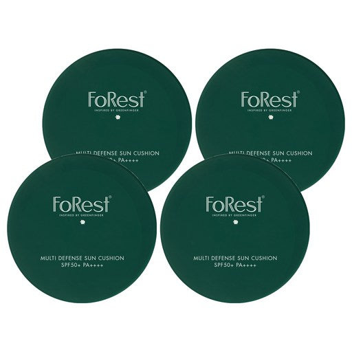 Green Pinggeo Packets Reseuteu Meoltidipenseu Seonkusyeon SPF 50+ PA++++, 13 g, 4 Pack (핑거 레스트 멀티디펜스 선쿠션)