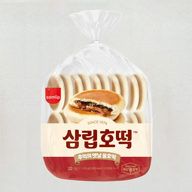 Samrip Chueok Yetnal Honey Ho Rice Cake , 1.12 kg, 1 Pack , 1 Pack (삼립 추억 옛날 호)