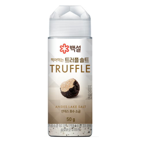 Baekseol Jjikeomeok Teureopeulsolteu , 1 Pack , 50 g (백설 찍어먹는 트러플솔트, 1개, 50g)