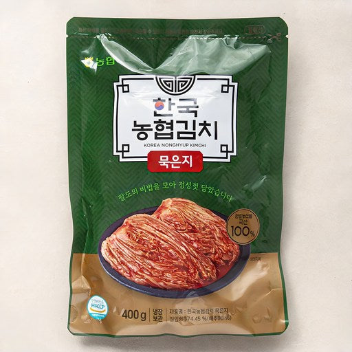 Guk Nonghyup Kimchi Mukeunji , 400 g, 1 Pack (국 묵은지)