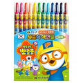 Jiguhwahak Ppo Syapeusik Saekyeonpil 12 Types Set , 12 Saek , 1 Pack (지구화학 뽀 샤프식 색연필 색)