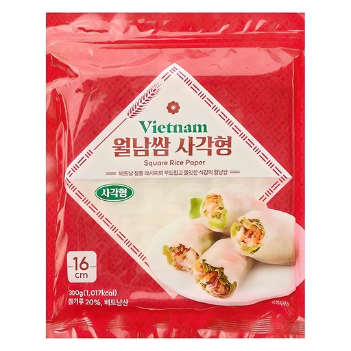 Square Hyeong Namssam , 300 g, 1 Pack (형 남쌈)