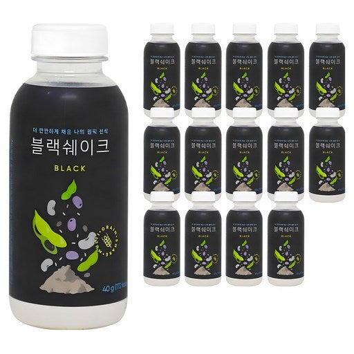 Wonpikseonsik Beulraekswekeu , 40 g, 15 Pack (원픽선식 블랙쉐크)