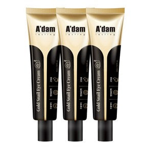 Adamgongbang Gold Snail A Cream Nun Anti-Wrinkle Jan Anti-Wrinkle Jegeo Nunmitkkeojim Lifting Ringkeul Care Abaek Cream , 3 Pack , 30 ml (아담공방 골드 달팽이 아이크림 눈가주름 잔주름 제거 눈밑꺼짐 리프팅 링클케어 아이백 크림, 3개, 30ml)