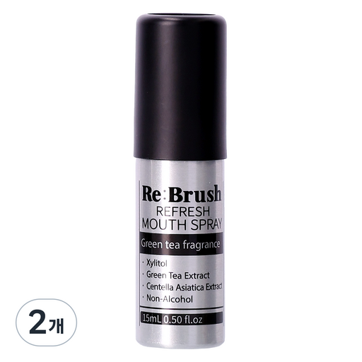 Ribeu Lush Ripeureswi Mualkol Gugang Probiotics Seupeure , 15 ml, 2 Pack (리브 리프레쉬 무알콜 구강 스프레)