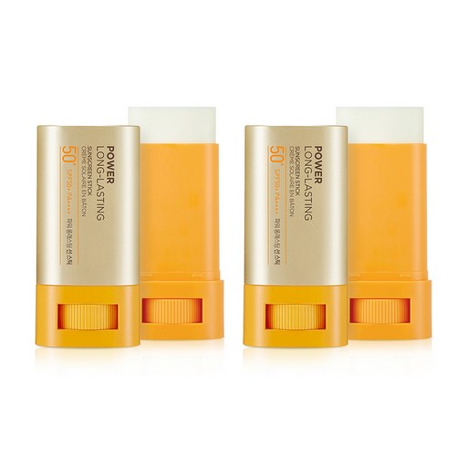 Deopeseusyap Pawo Rongraeseuting Seon Stick SPF 50+ PA++++, 18 g, 2 Pack (더페스샵 파워 롱래스팅 선)