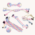 Riseupet Gangaji Paseutelreobeo Teogeunol Peu Sheets Nan Persimmon 6 Types , Pink + Blue + Yellow , 1 Set (리스펫 강아지 파스텔러버 터그놀 프 난)