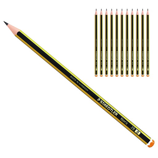 Seutedeulreo Noriseu 120 Yeonpil 2 B, 12 Pack (스테들러 노리스 연필)