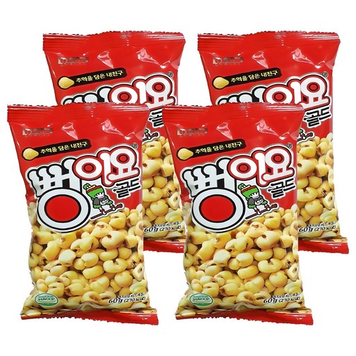 Ppeongyo Gold , 60 g, 4 Pack (뻥요)
