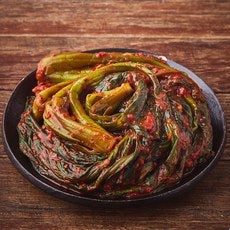 Mosan Kimchi Gatdameun Mustard Greens Kimchi , 1 kg, 1 Pack (모산김치 갓담은 갓김치, 1kg, 1개)
