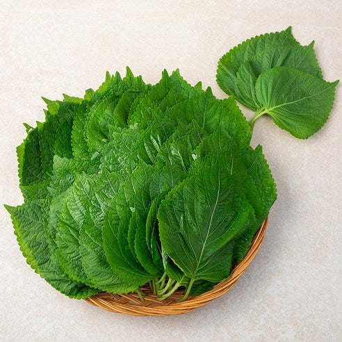 Perilla Leaves Domestic , 1 kg, 1 Pack (깻잎 국내산, 1kg, 1개)