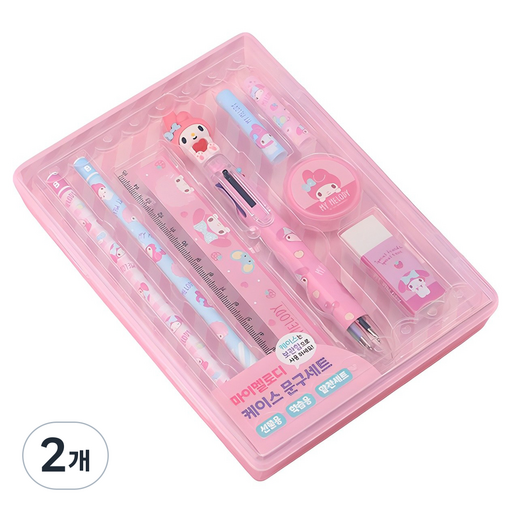 Sanrio Keseu Mungu Set , Mameldi , 2 Pack (산리오 케스 문구 마멜디)