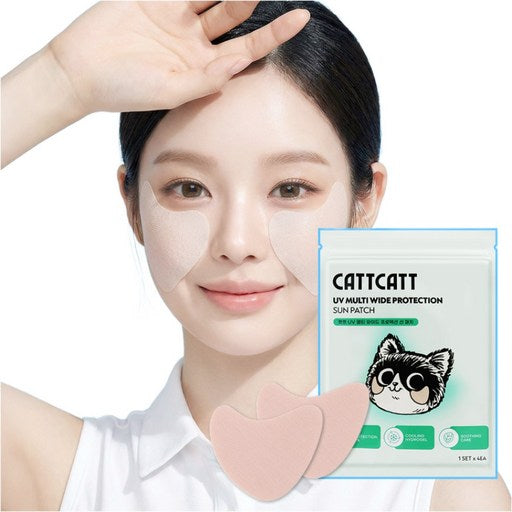 Kaetkaet Jaoeseon UV Chadan Golpeu Sseonpaechi Maseukeu Eolgul Haetbitri Pack An Noodles Reoning Jajeongeo Deungsan Seu Packets Cheu 4 Sheets Pack , 1 Pac (캣캣 자외선 차단 골프 썬패치 마스크 얼굴 햇빛리 안 러닝 자전거 등산 스 츠)