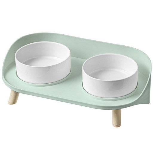 Tamsa Gangaji Sikgi 2 Gu Tebeul Set , Mint , 1 Pack (강아지 식기 구 테블)