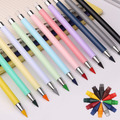 Narudi Kkak Pilyoeops Dalhjianh Color Muyeonpil 12 Saek + Penchok 12 Saek , 12 Pack , Honhapsaeksang (나루디 깍 필요없 닳지않 무연필 색 펜촉 혼합색상)