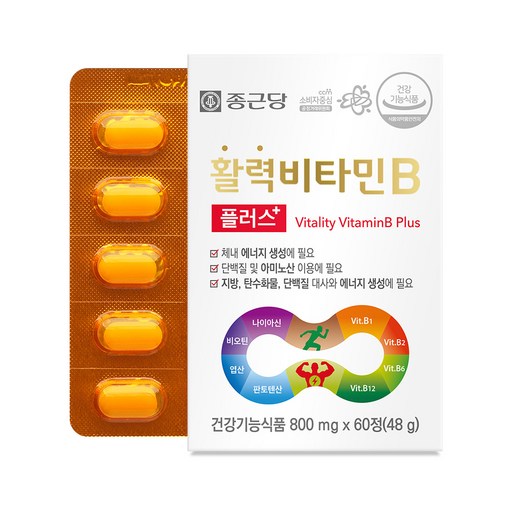 Types Geundang , 60 Jeong , 1 Pack (근당 활력 플러스 정)