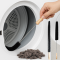 Rainobeu Deureom Set Takgi Teumsae Manneung Cheongsosol 1+1, 2 Pack , Black (라인오브 드럼 탁기 틈새 만능 청소솔)
