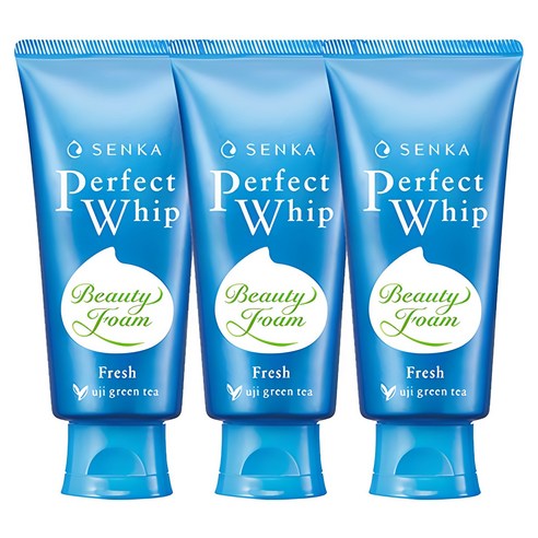 Senka Perfect Hwip Peuresi Cleansing Foam , 100 g, 3 Pack (센카 퍼펙트 휩 프레시 클렌징 폼, 100g, 3개)