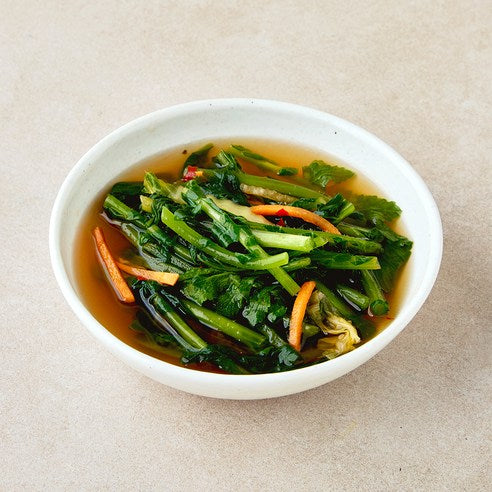 Sheets Guncha Kimchi Jingyeong Yeolmumul Kimchi , 2.5 kg, 1 Pack (장군차김치 진경 열무물김치, 2.5kg, 1개)