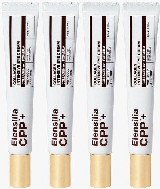 Elrensilra Peurangseu Collagen Hamyu Anti-Wrinkle Pack Seon Lifting A Cream Nun Anti-Wrinkle Nun Firming Moisturizing Nun Anti-Aging Nunjeonyong Collagen Peptadeu Prote ([엘렌실라] 프랑스 콜라겐 함유 주름개선 리프팅 아이크림 눈가주름 눈가탄력 보습 눈가안티에이징 눈가전용 콜라겐 펩타이드 단백질 아미노산 아이크림, 4개,