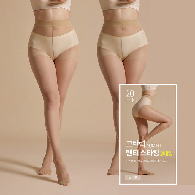 Seonmimol Go Firming Seutaking 20 D 2 p (선미몰 고 스타킹)