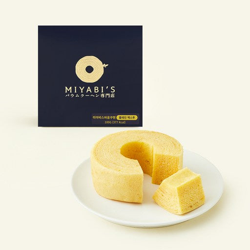Miyabiseubaumkuhen Plain Ekseutu Kekeu , 100 g, 1 Pack (미야비스바움쿠헨 엑스투 케크)