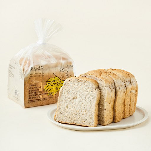 Mil Homiljapgok Sikppang , 480 g, 1 Pack (밀 호밀잡곡 식빵)