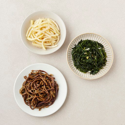 Gangnam Table Modum Samsaeknamul Set , 270 g, 1 Set (강남 모둠 삼색나물)
