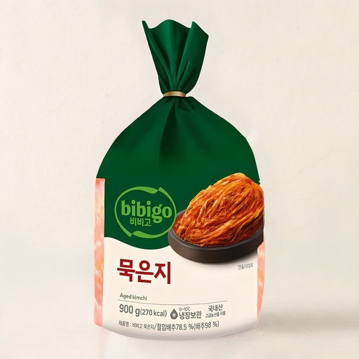 Bibigo Mukeunji , 900 g, 1 Pack (묵은지)