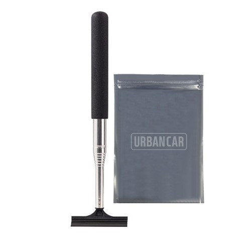 Eobanka Charyangyong Selpeu Sadeumireo Giljojeol Seukwiji Black , 1 Pack (어반카 차량용 셀프 사이드미러 길이조절 스퀴지 블랙, 1개)