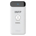 Nyukeul MBTI PD 22.5 w 10000 mAh Bojo Pear Teori INFP, White , NCPB-10 KPD-15-LGC (뉴클 MBTI PD 22.5w 10000mAh 보조배터리 INFP, 화이트, NCPB-10KPD-15-LGC)