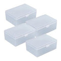 BenF Case Muyang Whole Bantumyeong Packets To Card Storage Ham Peulra Stick Packets Ka Storage Jeongriham Sunapham Sunap Sangja Tapdeo Case Packets Ka Whole Muson (BenF Case 무양통 반투명 포토카드 보관함 플라스틱 포카 보관 정리함 수납함 수납 상자 탑로더 케이스 포카통 도무송, 4개, 화이트)