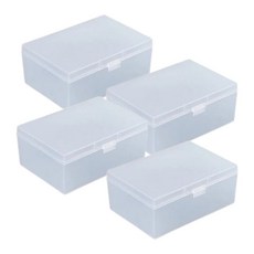 BenF Case Muyang Whole Bantumyeong Packets To Card Storage Ham Peulra Stick Packets Ka Storage Jeongriham Sunapham Sunap Sangja Tapdeo Case Packets Ka Whole Muson (BenF Case 무양통 반투명 포토카드 보관함 플라스틱 포카 보관 정리함 수납함 수납 상자 탑로더 케이스 포카통 도무송, 4개, 화이트)