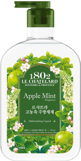 Reusyateura 1802 Gonongchuk Jubang Set Je Aepeul Mint Scent , 750 ml, 1 Pack (르샤트라 고농축 주방 제 애플)