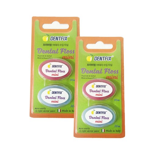 Keulranadeu Dental Peulseu Mini Chisil Taeri Chisil Mint Scent , 2 Pack (클라나드 덴탈 플스 치실 태리)