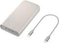 Samseongjeonja 0.3 m Cable Packets Ham USB-C PD PPS Yuseon 3 Packets Teu Chogosok Charging Bojo Pear Teori 45 W, EB-P 4520 XUEGKR (삼성전자 0.3m 케이블 포함 C타입 PD PPS 유선 3포트 초고속 충전 보조배터리 45W, EB-P4520XUEGKR)