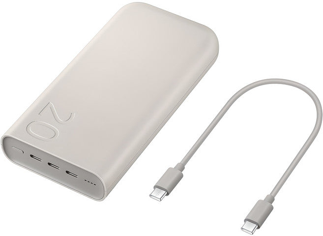 Samseongjeonja 0.3 m Cable Packets Ham USB-C PD PPS Yuseon 3 Packets Teu Chogosok Charging Bojo Pear Teori 45 W, EB-P 4520 XUEGKR (삼성전자 0.3m 케이블 포함 C타입 PD PPS 유선 3포트 초고속 충전 보조배터리 45W, EB-P4520XUEGKR)