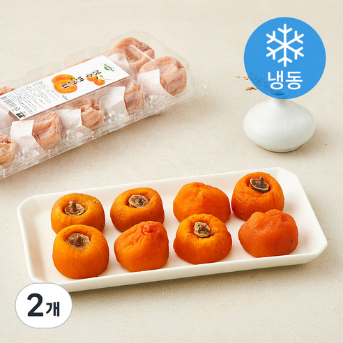 All Bareunnong Sheets Sangju Bangeonsi 10 Pack ( Frozen ), 2 Pack , 400 g (All바른농장 상주 반건시 10입 (냉동), 2개, 400g)