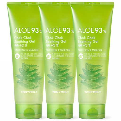 Tonimori Al 93% Chokchok Suding Jel , 250 ml, 3 Pack (토니모리 알 촉촉 수딩 젤)