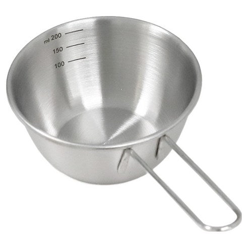Ribonje 304 Stainless Ronghaendeul Mini Gyeryang Cup , 200 ml, 1 Pack (리본제이 304 스텐 롱핸들 미니 계량컵, 200ml, 1개)